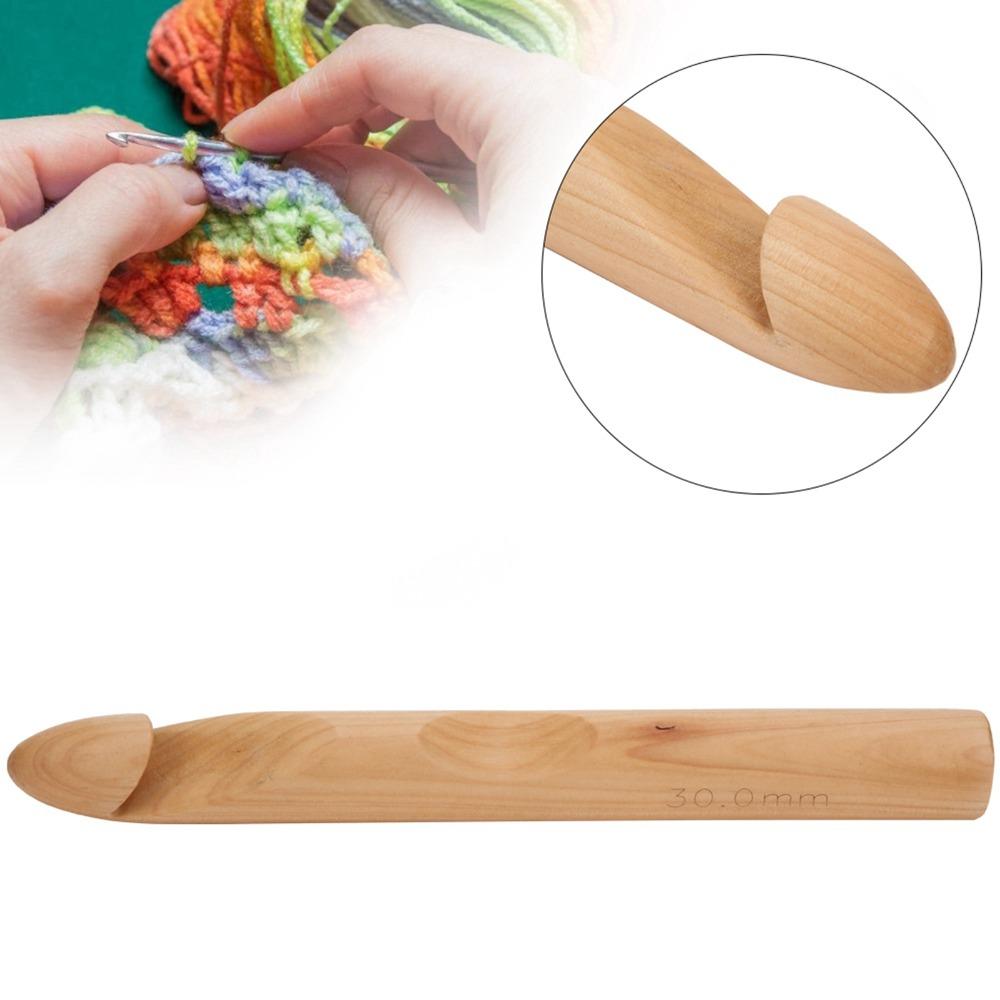 Handcrafted Design Knitting Needles 30mm Thick Hand Weaving Tool Crochet Hooks For DIY Crafts