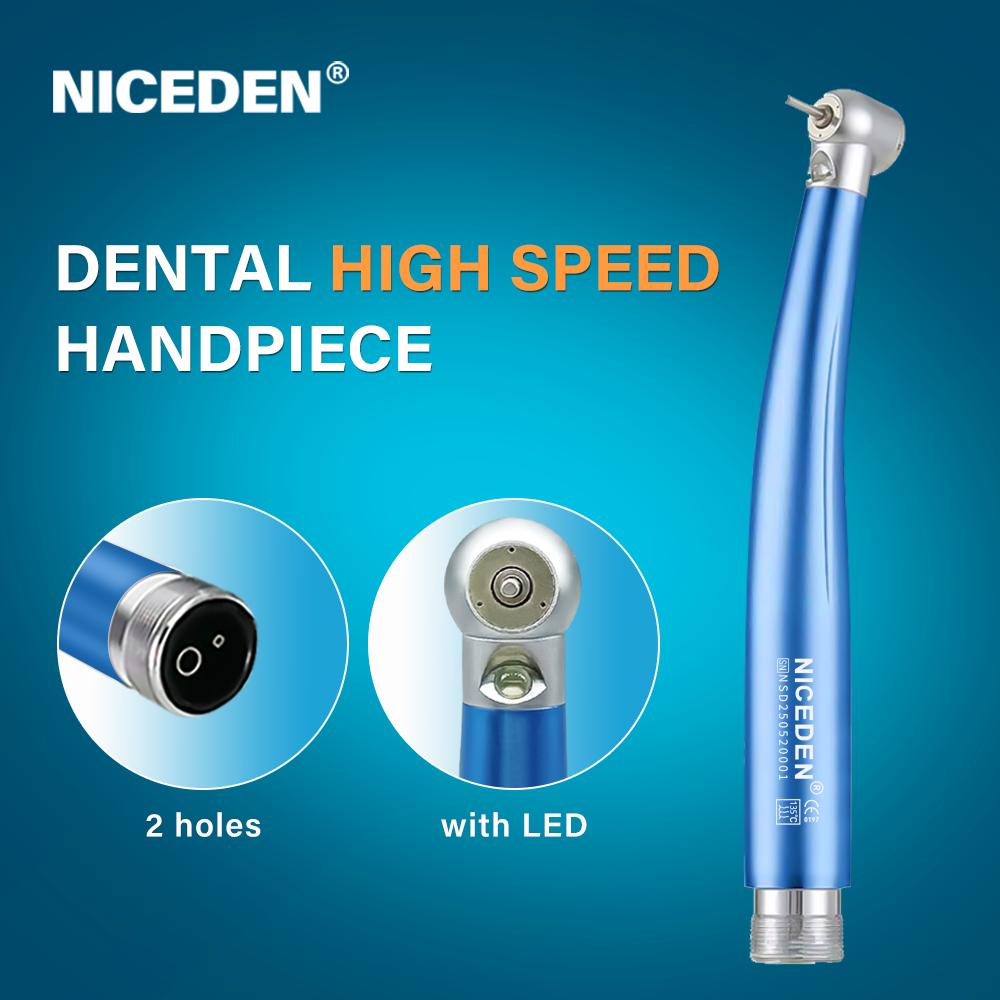 Colorful Dental High Speed Handpiece Dental Equipment Air Tubine Max Style Push Button Type or Key Type Contra Angle