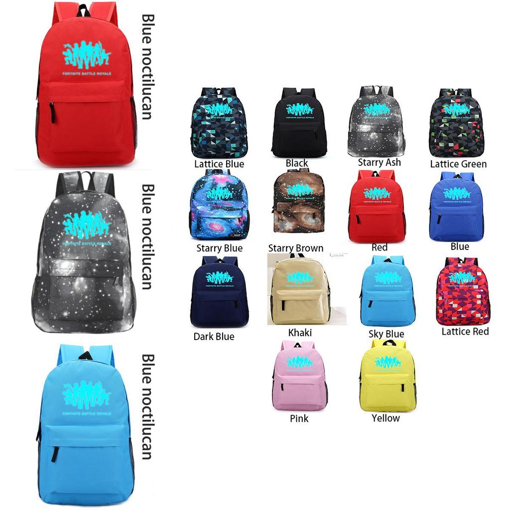Luminous Bag Game Youth Campus Fashion Trend Backpack For Unisex