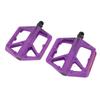 Bike Pedal Boron Steel Axle Nylon Fiber Non Slip Toothed Nail Design Road Bike Flat Pedal Purple