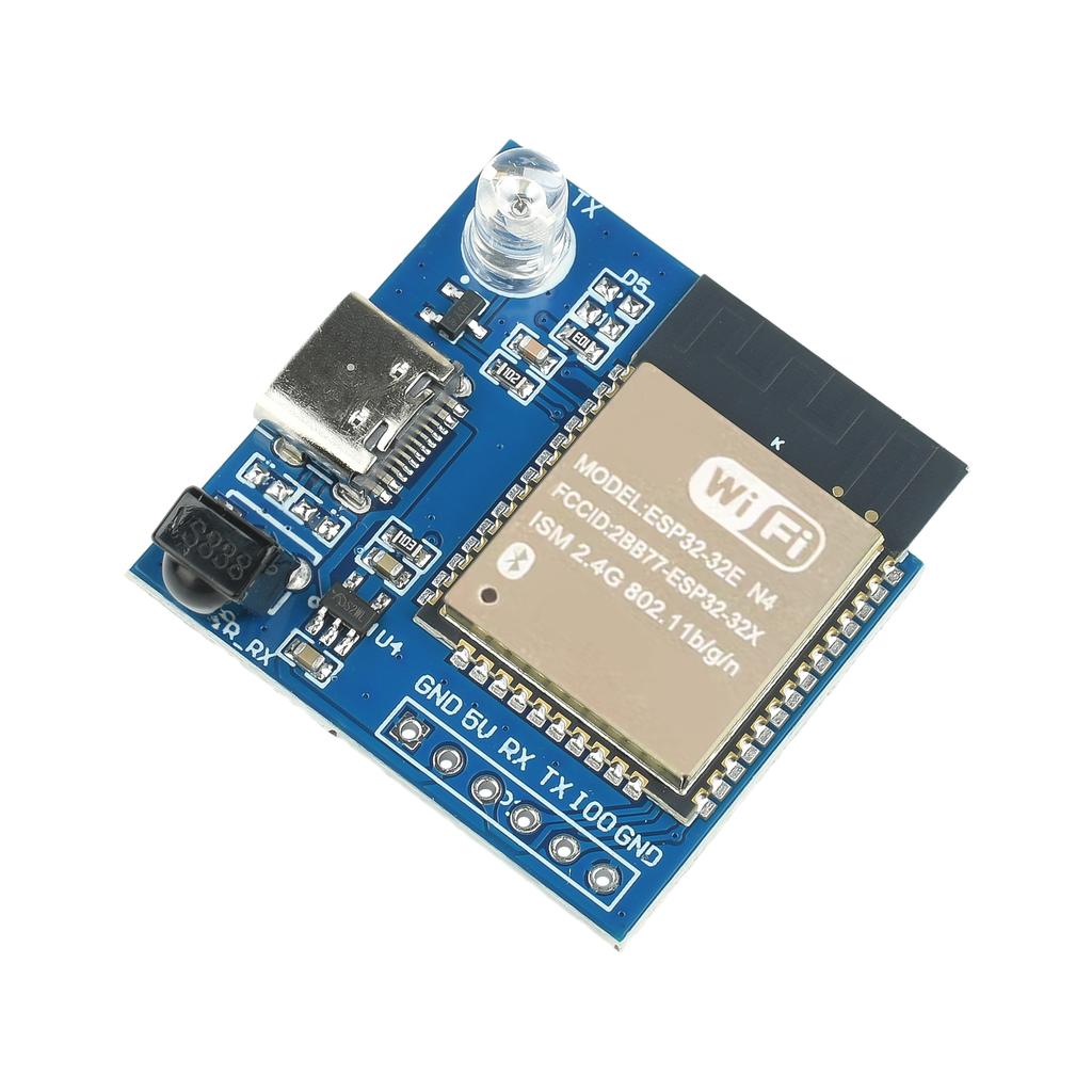 ESP32E-N4 Programmable Infrared Transmitter/Receiver NEC Command Support WiFi Pass-Through Module Wireless Remote Switch Type-C
