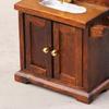 1/12 Dollhouse Simulation Washing Basin Cabinet Dollhouse Bathroom Sink Furniture Decoration Toy Micro Scene Construction Prop