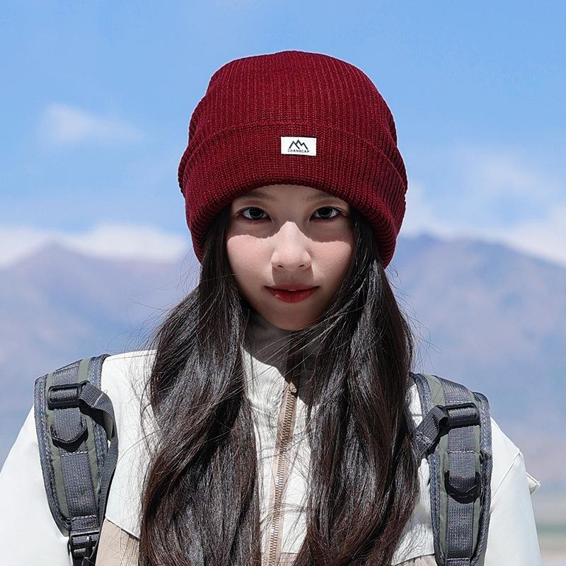 Simple and Versatile Autumn and Winter Face Showing Small Baotou Cold Hat Thickened Warm Ear Protection Woolen Hat