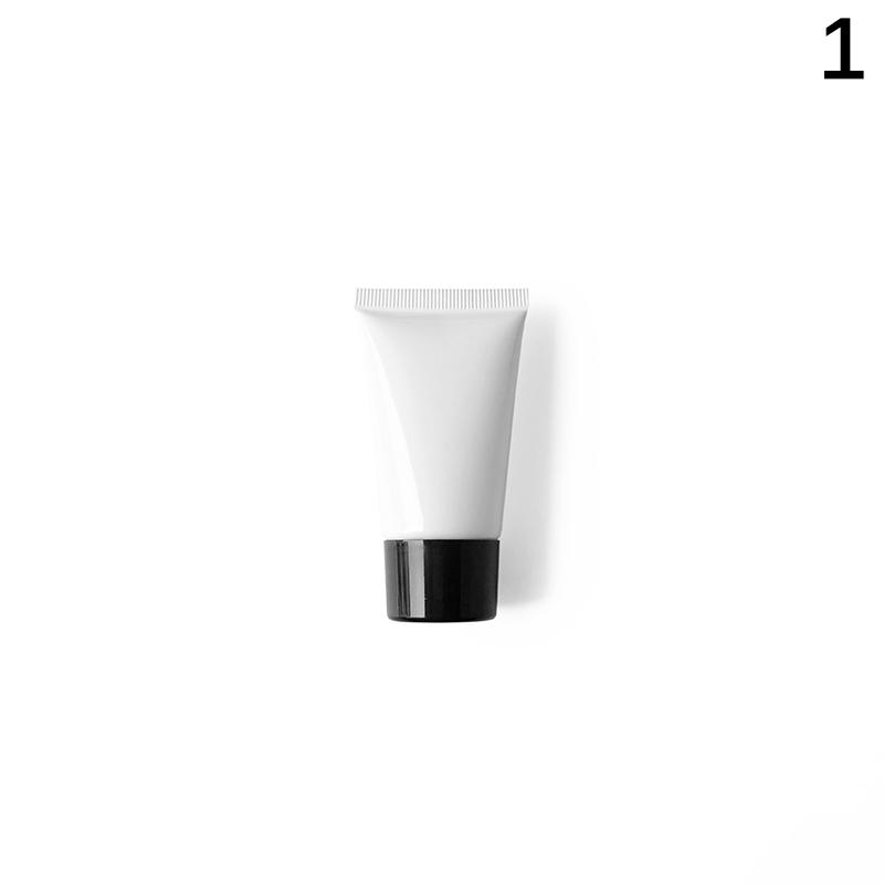 Białe 30G Kosmetyczne Miękkie Tubki Balsam Krem do Rąk Szampon Pojemnik na Płyn Tubka Pusta Butelka Przenośna Podróżna Butelka na Szampon