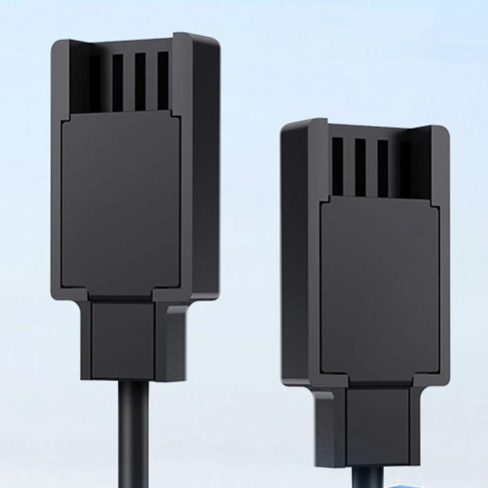 USB Charger Cable for Joycon Controller 2 In 1 Portable Charger Cable 2.5M Travel Charging Cables for Switch Controller Charger