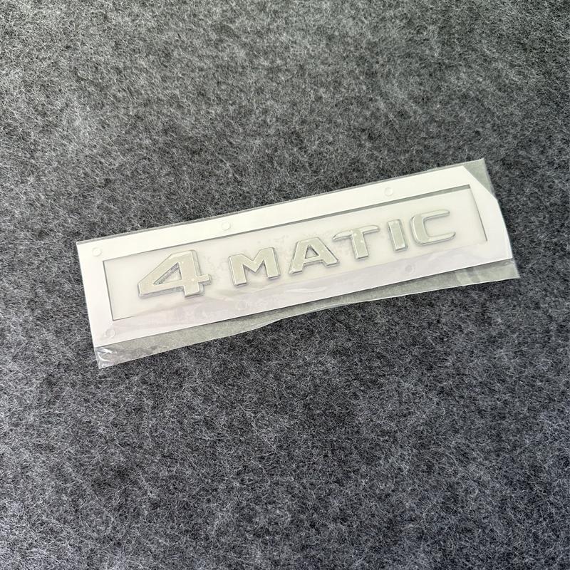 

3D ABS Plastic Car Rear Logo Badge GL 63 350 400 450 550 4MATIC Nameplate Sticker For Benz GL Class
