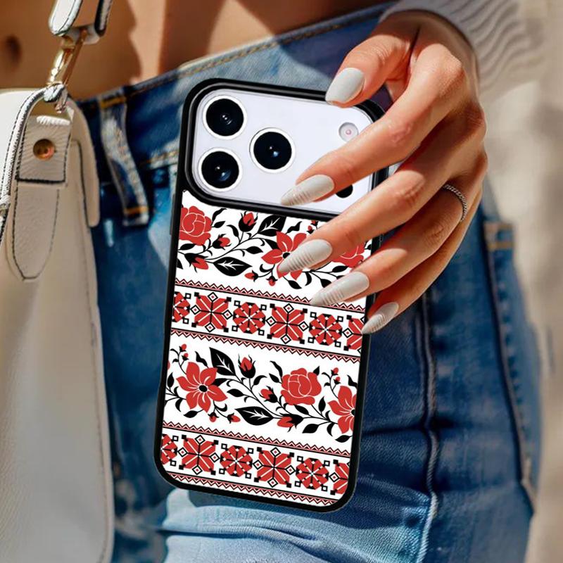 

U=krainian Pattern Phone Case For iPhone 17 Air 14 15 13 12 Max Cover For Apple 16e 11 Pro Max Plus Coque iPhone 15pro max