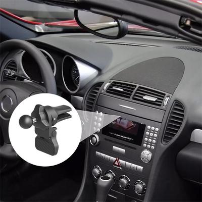 Soporte para teléfono de coche Rótula de 17 mm Montaje para rejilla de ventilación de coche Accesorios Abrazadera para teléfono móvil Soporte para coche GPS Br A9L7