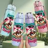 1PC Retro Cowgirl Character 750ml Color Plastic Sports Water Bottle Leakproof Flip Straw Lid Suitable for Sports Office Home Use