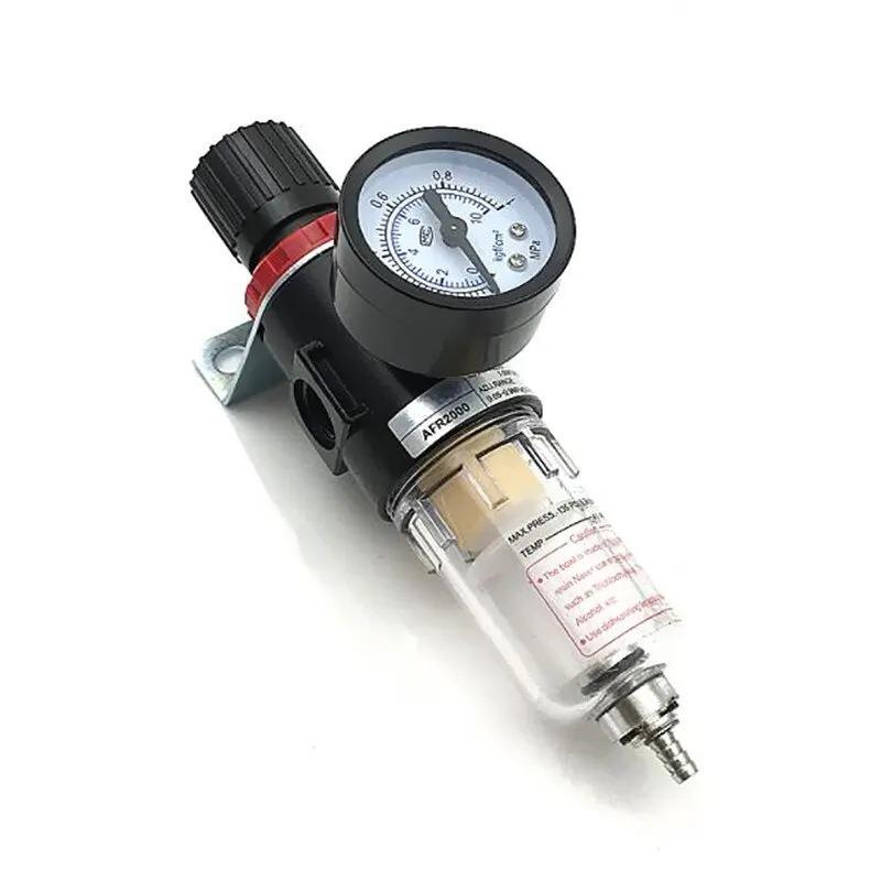 AFR-2000 Pneumatikfilter Luftaufbereitungseinheit Druckregler Kompressor Reduzierventil Öl AFR2000 Manometer Wasserabscheider