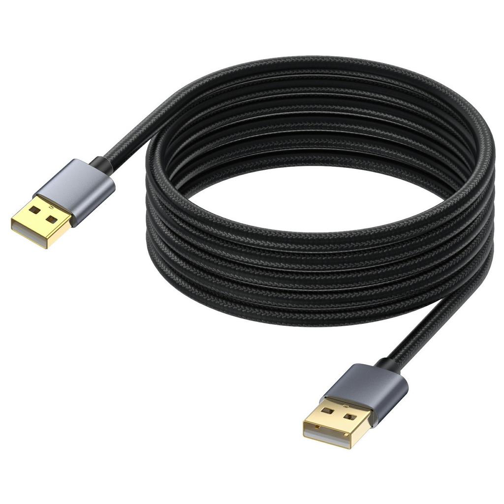 1.8m 480Mbps USB 2.0 Type A Male to Male Cable Extension Cord for Digital Camera Printer Scanner