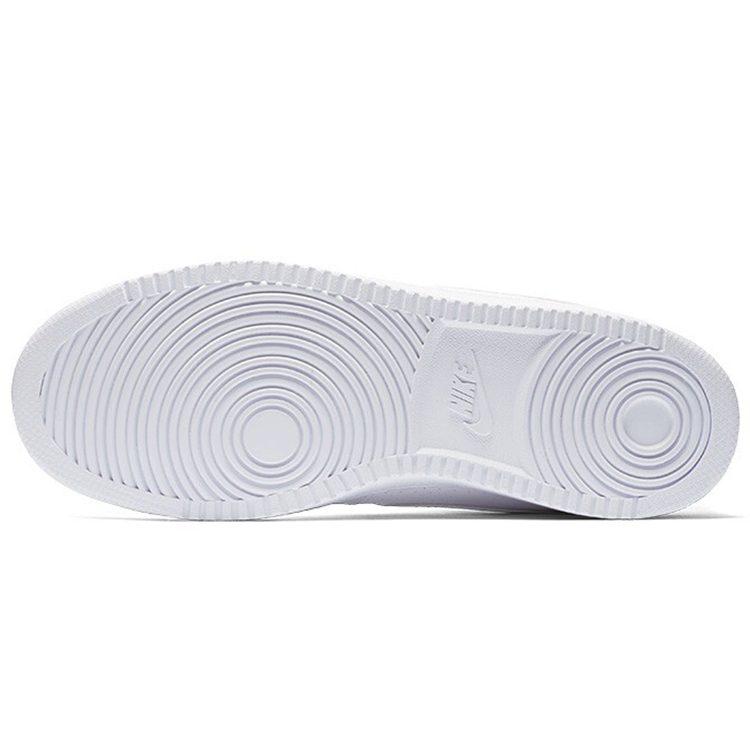 Nike Court Borough Low Triple White Synthetic Leather Vintage Slip Resistant Cushioning Abrasion Resistant Low Top 838937-111