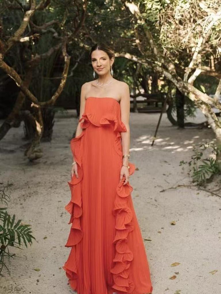 Women's Summer Newest Ins Style Pleated Wrap Dress with Flare