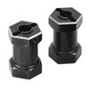 4PCS 12mm RC Wheel Hex Hub with 20mm Offset Extension Crawlers Wheel Hex Drive Adapter for 1Celsius10 RC Crawler Repairing and Upgrading