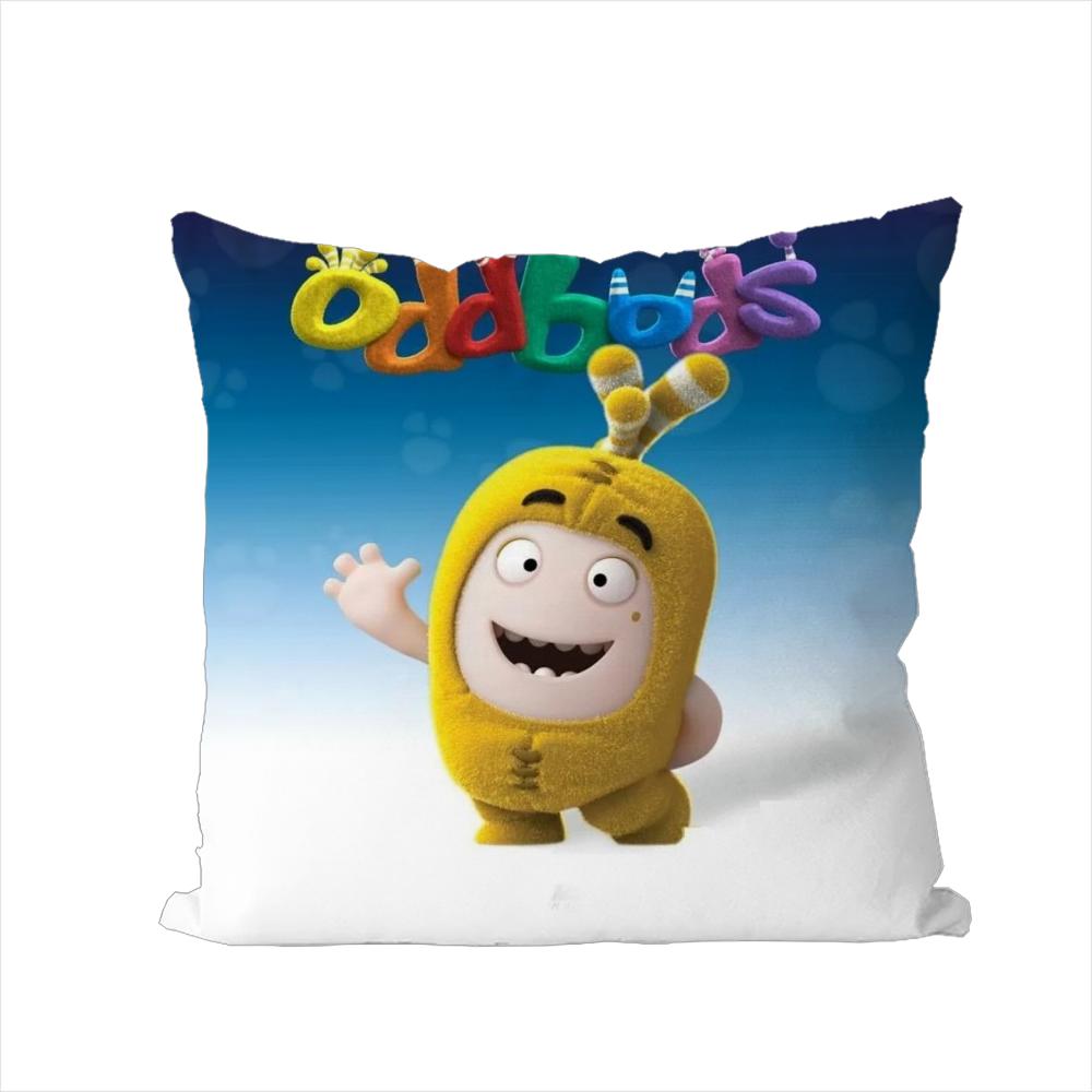 Oddbobs Pillow Case For Car Sofa Decorative Home Doublesided Print Plush Square Throw Pillow Cushion Cover