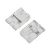 High-Strength Transparent Zipper Presser Foot for Easy Sewing Observation