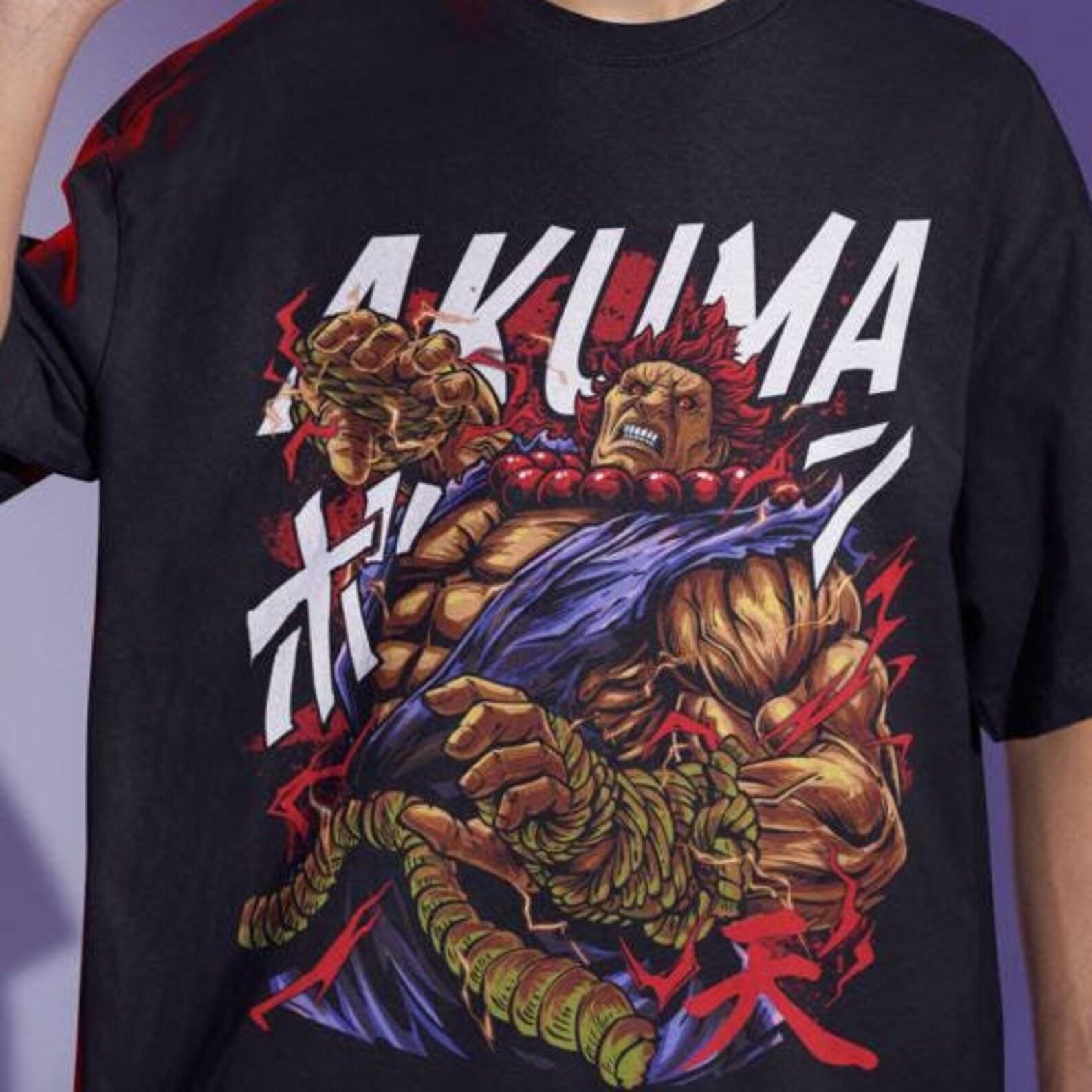 Street Fighting Akuma Premium Unisex T-Shirt L
