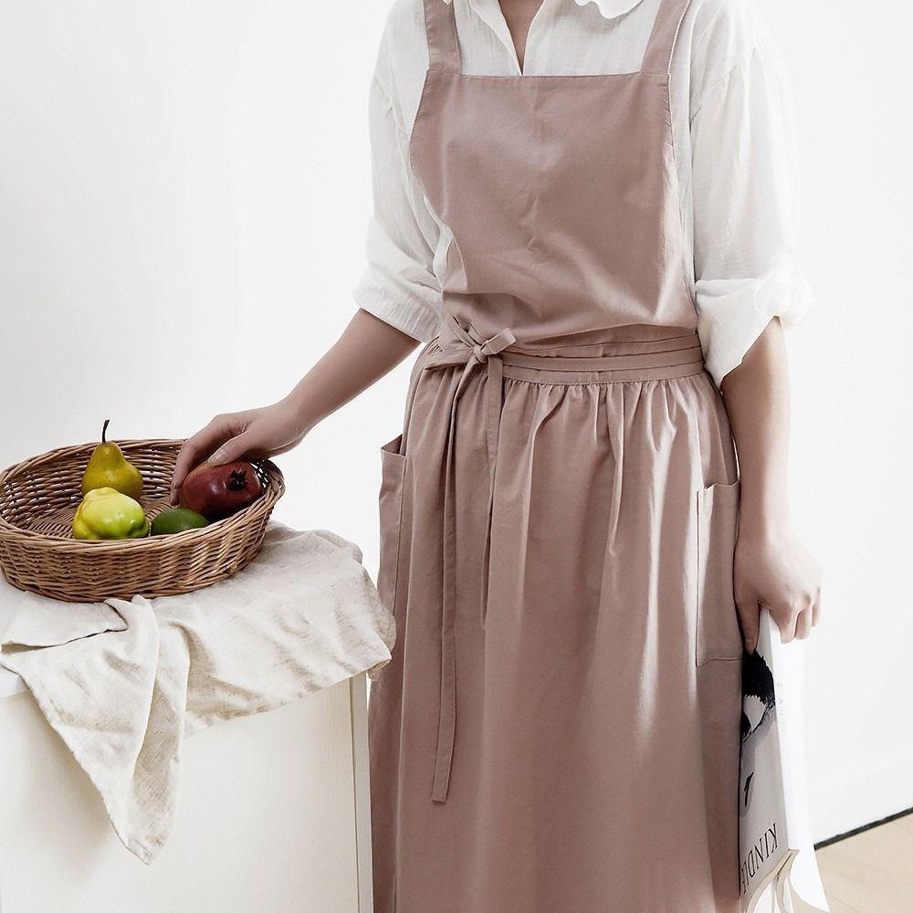 Adult/Children Kitchen Cooking Apron Minimalist Gardening Work Uniform  Florist Work