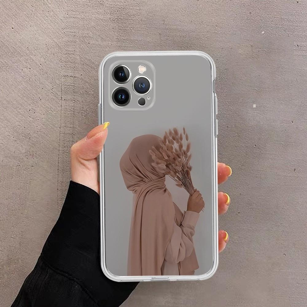 

Muslim Arabic Hijab Girl Phone Case For IPhone 14 11 12 13 Mini Pro XS Max Cover 6 7 8 Plus X XR SE 2020 Funda Shell iphone7or8