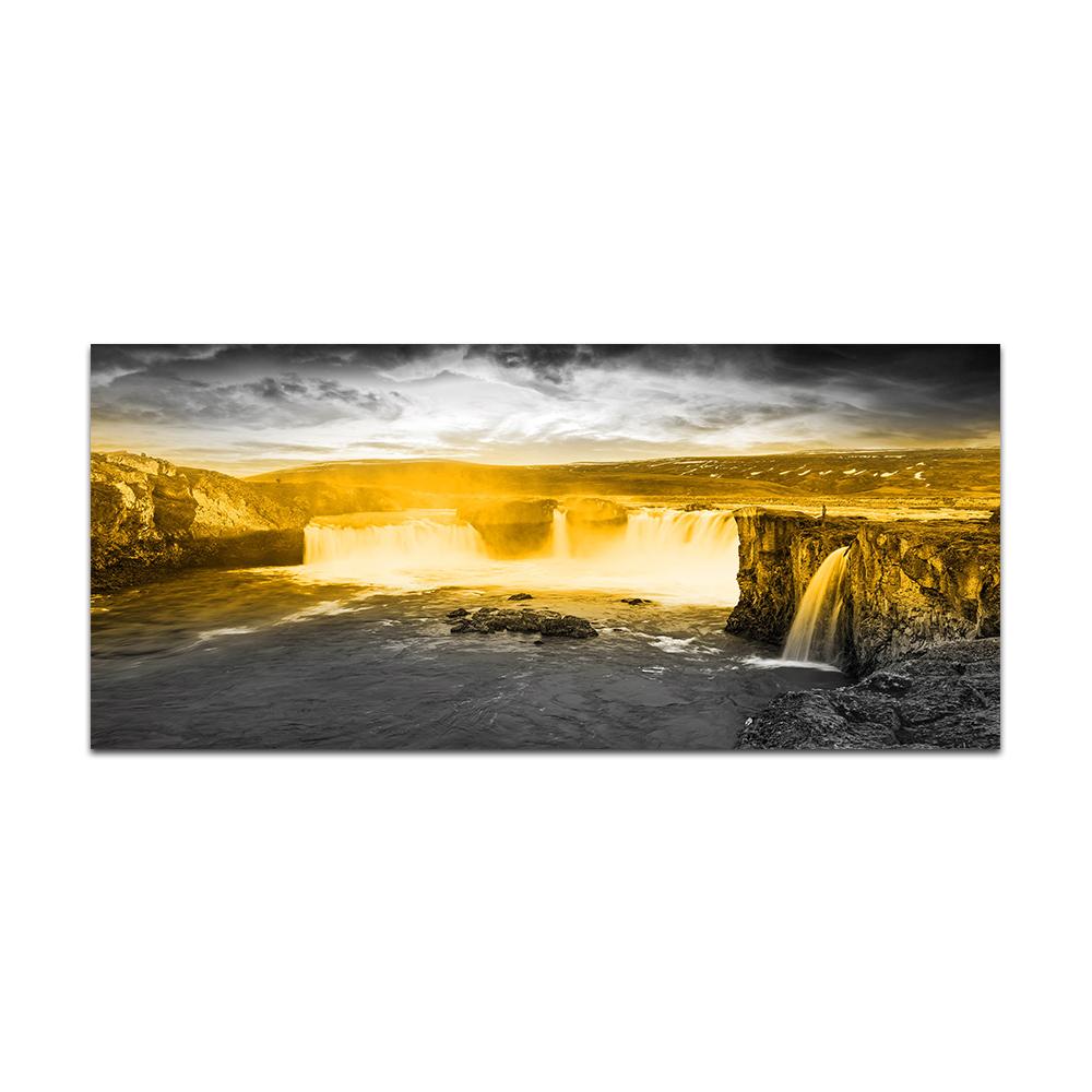 Black White Artwork Gold Mountain Landscape Canvas Painting Scandinavian Poster and Print Wall Art Modern Living Room Decor Pics