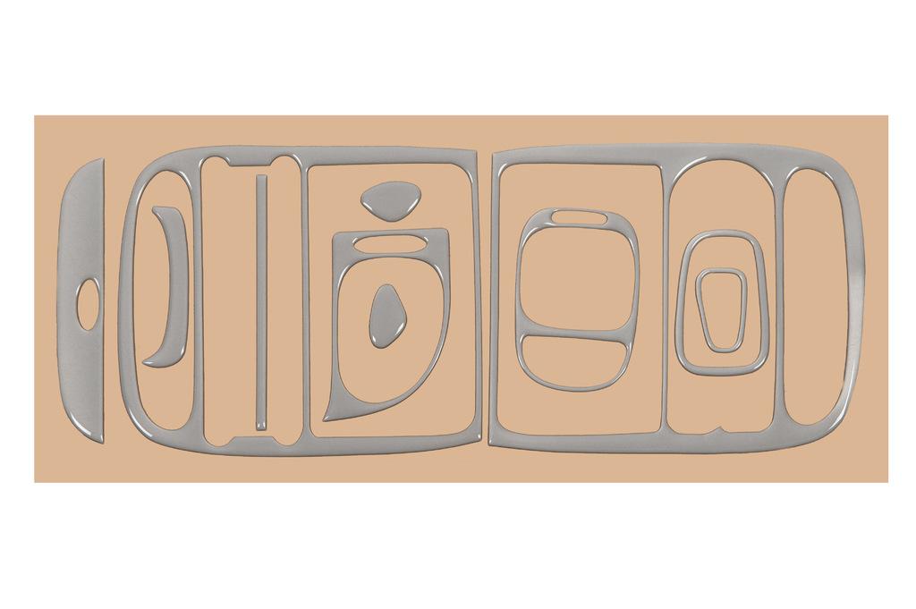 

Накладки на панель Алюминий для Hyundai H200, H1, Starex 1998-2007 гг