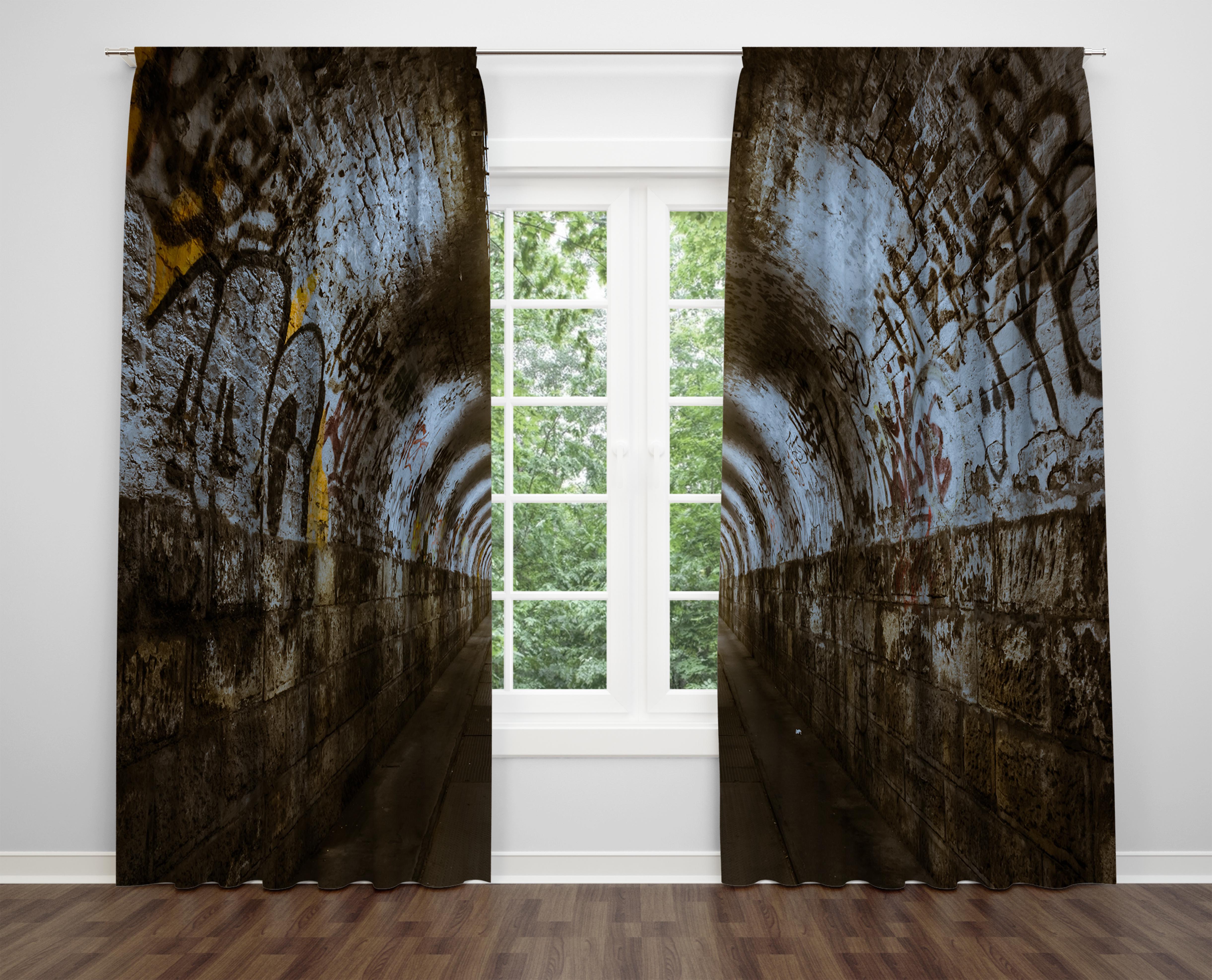 

Декоративний дизайн, високоякісна бавовняна тканина, ви можете вибрати одну або подвійну фіранку з крила 1 piece різнокольоровий