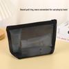 High-Capacity Transparent Makeup Bag Set - Three-Piece Travel Organizer