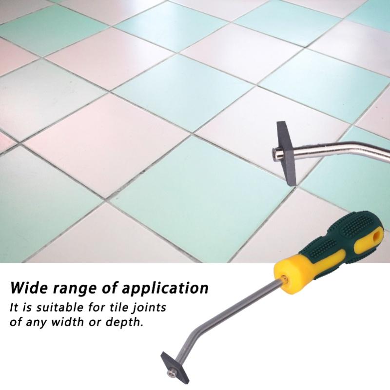 2Set Grout Removal Tool Stainless Steel Durable Efficient Portable Manual Grout Cleaner For Home Office
