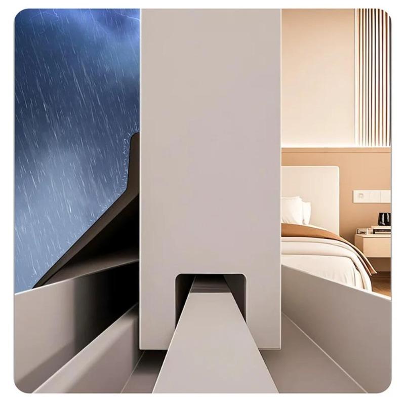 Window Water Blocking Strip Rainproof Barrier Self Adhesive Waterproof Seal Strip for Window Seams Anti-Drifting Rain Proof Sealant Strip