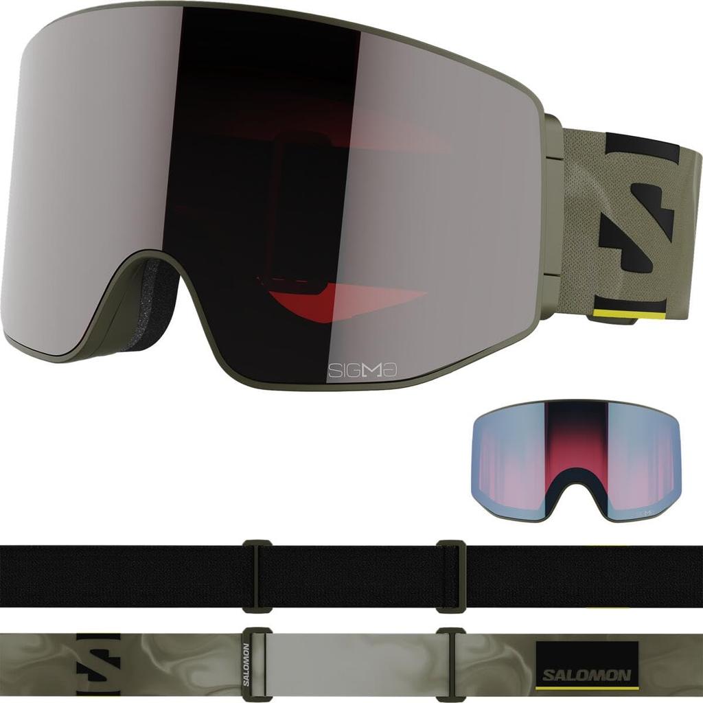 Salomon SENTRY PRIME SIGMA Goggles L47248500 +1LENS Ski/Snowboard (2024-2025 Model, Unisex, NS)
