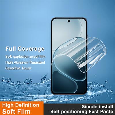 IMAK Hydrogel Film 4th For Oppo A6 Pro 4G/5G Full Screen Protector Ultra Clear Full Glue Soft TPU Film (Fingerprint Unlock)