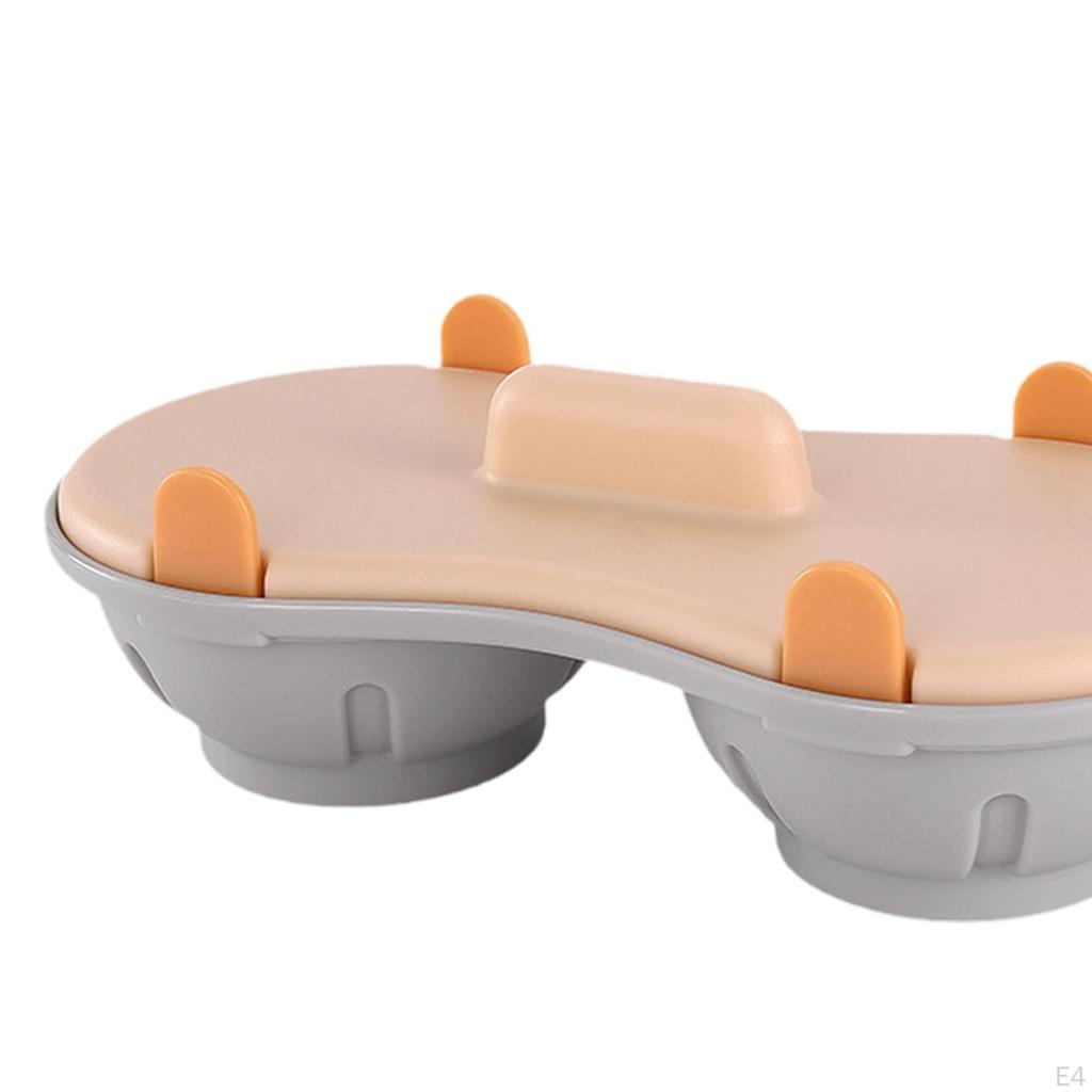 Microwave Egg Poacher Cookware Household Convenient Boiler with Lid Kitchen Tool