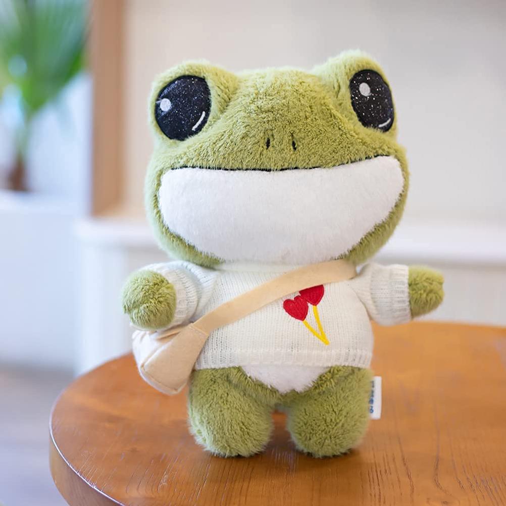 11,8 Zoll Frosch Plüschtiere Niedliche Plüschtiere Stoffpuppe Spielzeug Cartoon Tier Spielzeug Geschenk für Kinder Mädchen Freunde