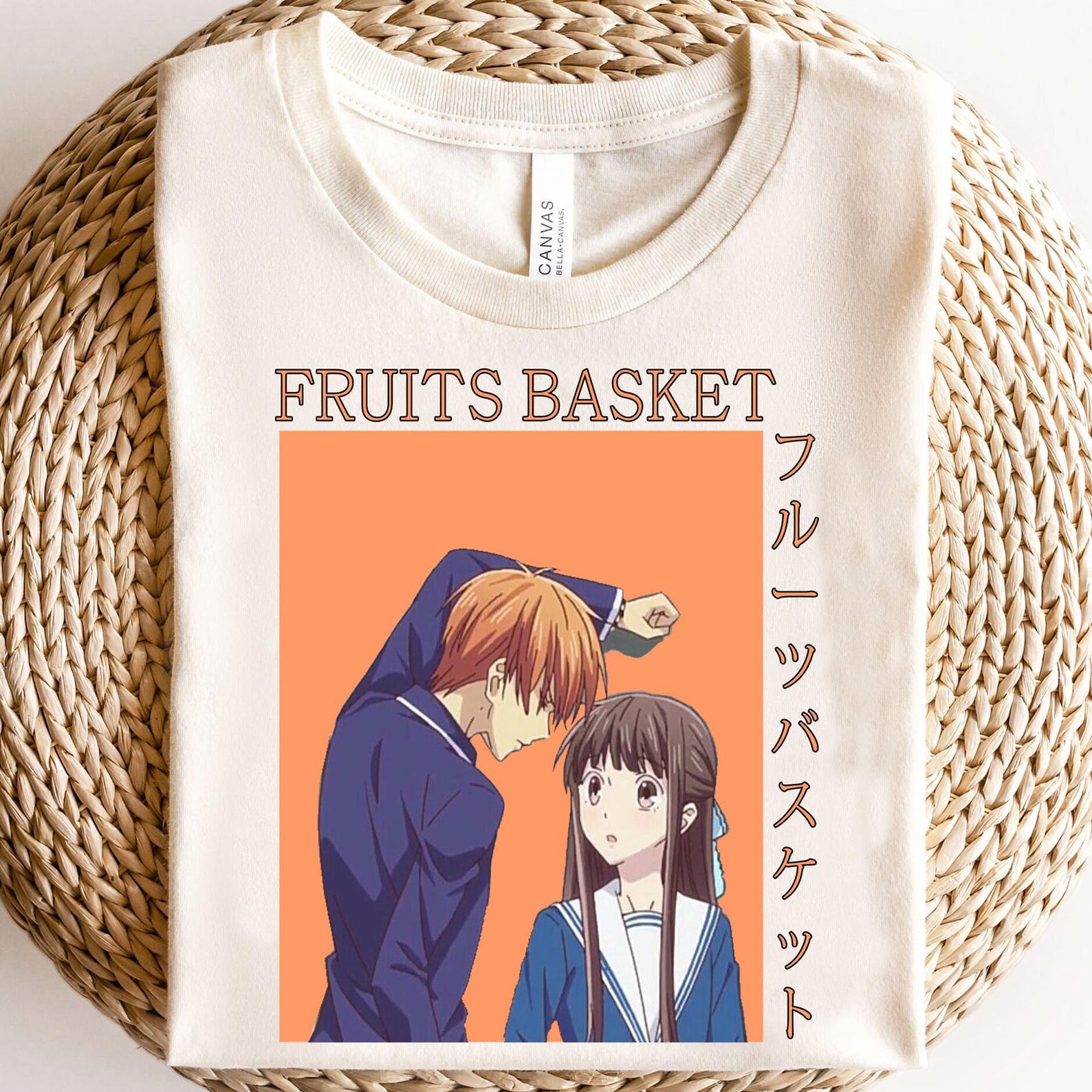 Vintage 90s Anime T-Shirt: Retro Manga Graphic Tee - Fruits Basket XL