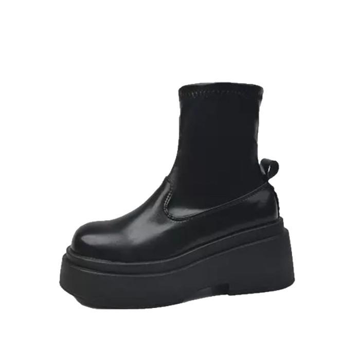 2025 New Autumn and Summer Foreign Thick-soled Martin Boots Korean Version of Thin Boots Women Look Good and Versatile Small People Look Thin Fashion