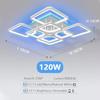 Modern Simple Style LED Pendant Lamp Ceiling Chandelier Blue Pink Purple APP with Remote Control Dimmable Interior Pendant Lamp