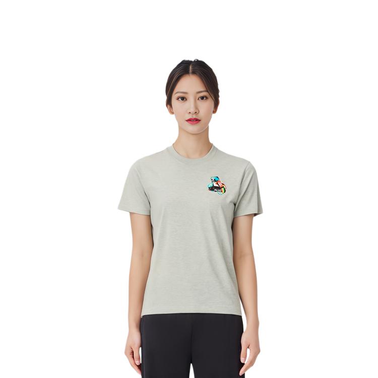 Palace Tri-Flag T-Shirt Grey Marl Unisex Tops P20TS091