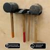 Steel Wall Mount Tool Rack Garage Workshop Organizers For Heavy Duty Tools Secure Storage Holder Easy Installation