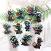 Acrylic Dragon Baby Hanging Ornament 2D Cute Christmas Dragon Pendants  Car Rear View Mirror