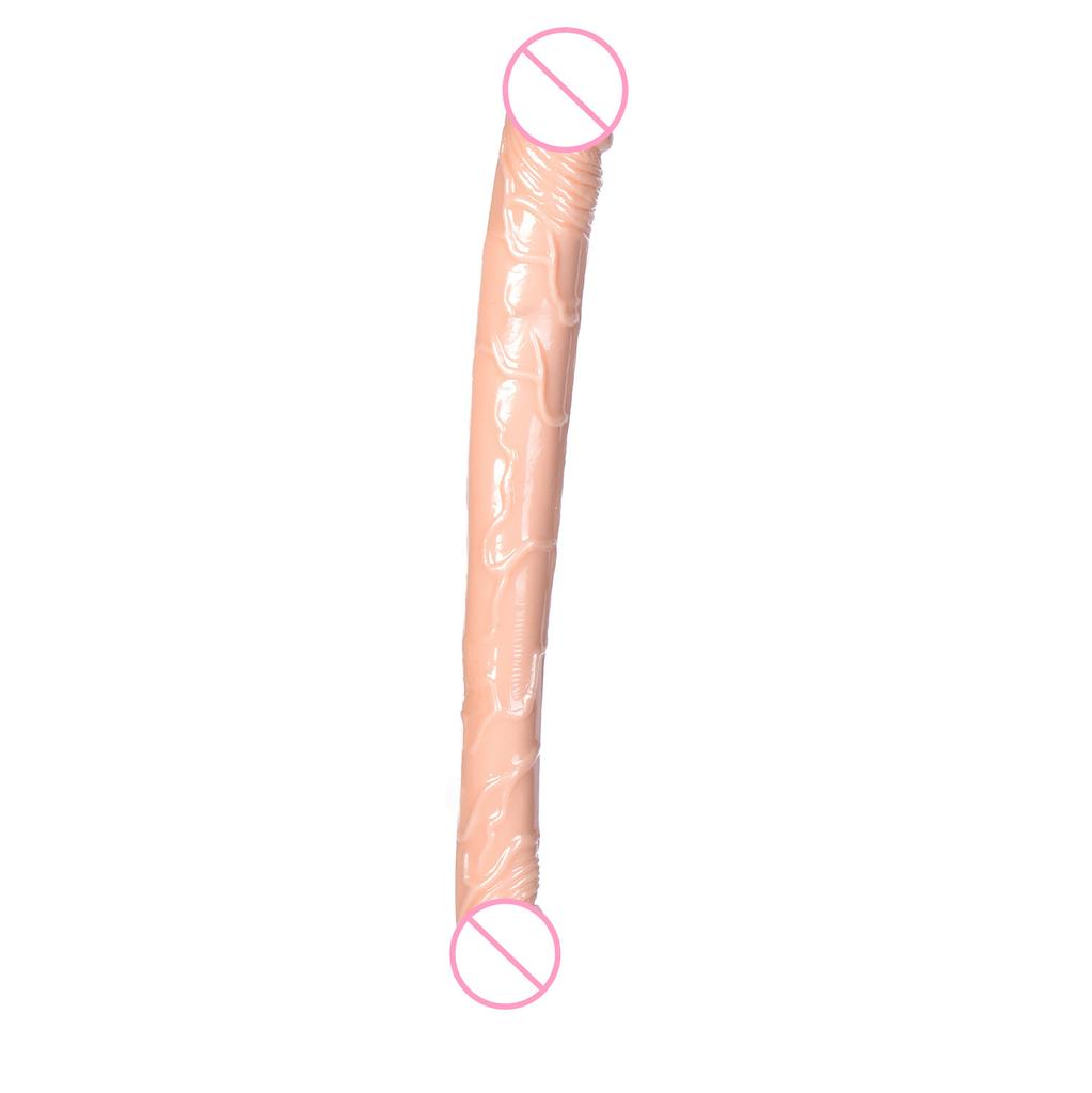 Soft Jelly Dildo Double Double Head Realistic Dildos Masturbation Toys Vaginal Anal Plug Orgasm Adult Sex Toys for Woman Men Gay