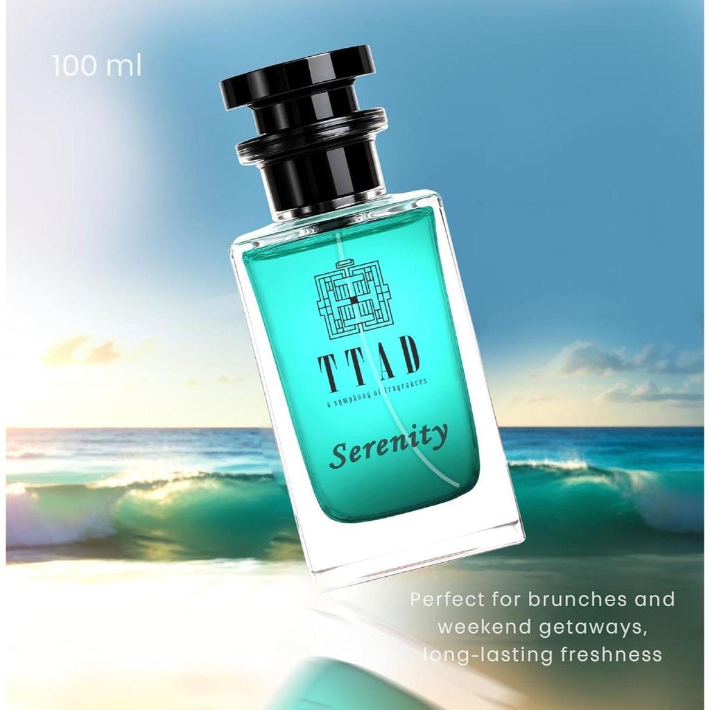 TTAD Unisex Perfume | Long Lasting Premium Luxury Scent For Man And Woman |Fragrance Scent For Men And Women Natural Aroma Serinity Unisex Perfume