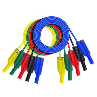 Strong 4mm Banana Test Leads Insulation Strong PVC Banana Plugs Test Cables Safety Enhances Designs for Multimeter