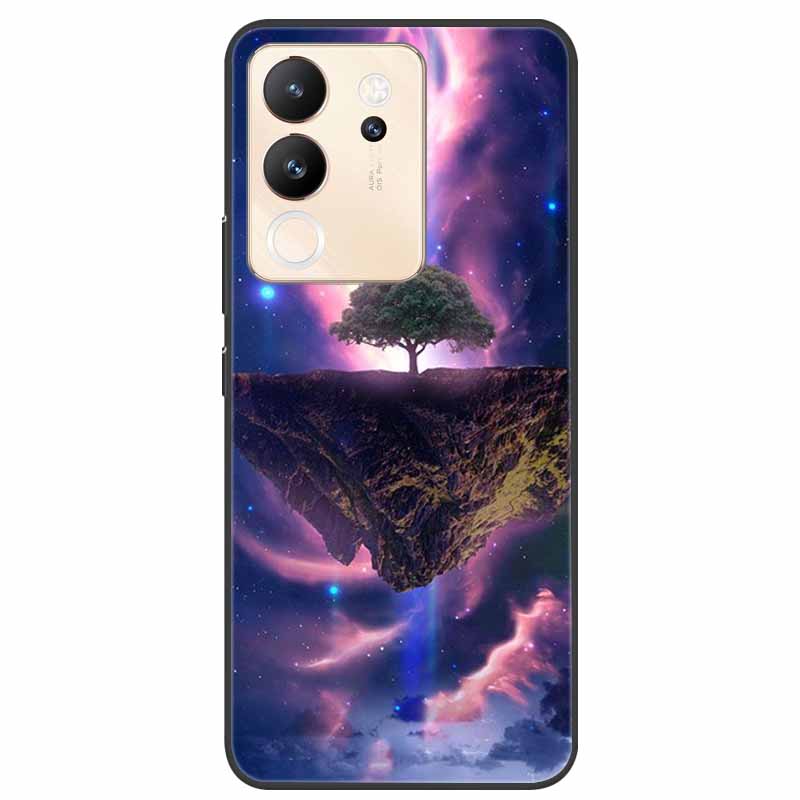 For Vivo V30 Lite Case 6.67'' Silicone Painted Soft TPU Protective Cover for Vivo V 30 Lite 5G Phone Cases V30Lite V2314 Cartoon