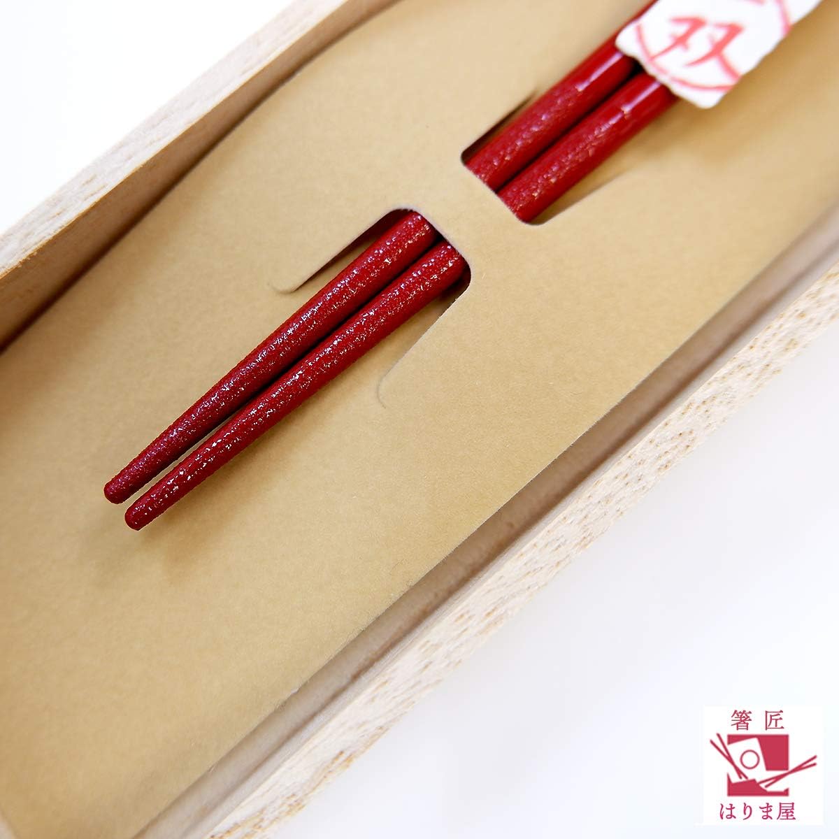 One pair of Zuiun one in a paulownia wood women s shoes, pair, box, red.
