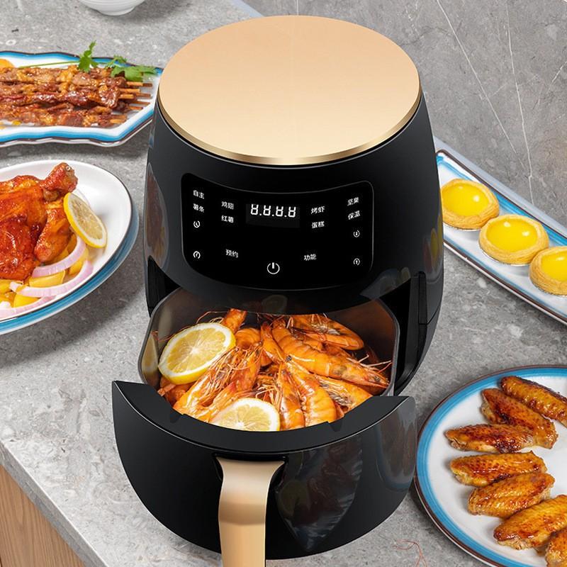 Horkovzdušná fritéza Airfryer Domácí Velkokapacitní 110V Multifunkční Automatická Elektrická Fritéza