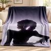 Kpop demon hunters blanket Flannel Blanket Soft Cozy Plush Throw for Sofa Bed Lightweight Home Decoration Outdoor camping