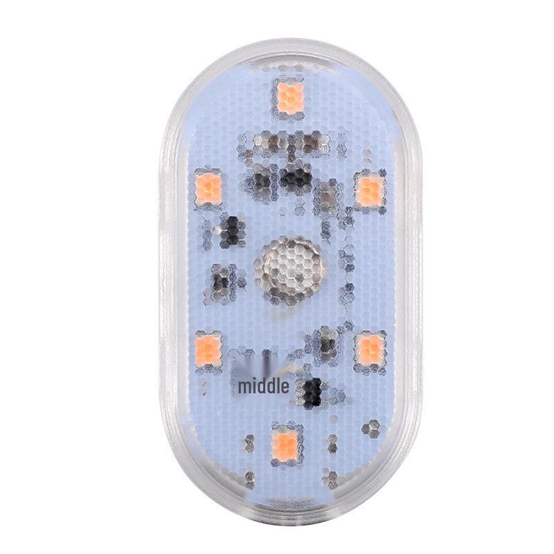 Wireless LED Touch Interior Lights - No Wiring, Seven-Color Ambient Decoration for Cars