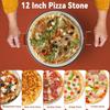 Ceramic Stone Pizza Oven Oven and Toaster 1500W Pizza 12-inch Pizza Oven Temperature-controlled Pizza 4-minute Pizza 420-degree Pizza