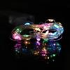 3m Warm White LED Copper Wire Fairy Lights - Battery-Powered Colorful String for Christmas Decoration