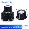 WX112 050 Adjustable Single-Turn Wirewound Potentiometer: 47, 560 Ohm, 1K, 2.2K, 4.7K, 10K, 47K Knob